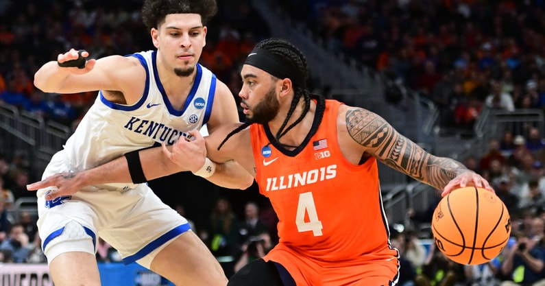 NCAA Basketball: NCAA Tournament Second Round-Illinois at Kentucky