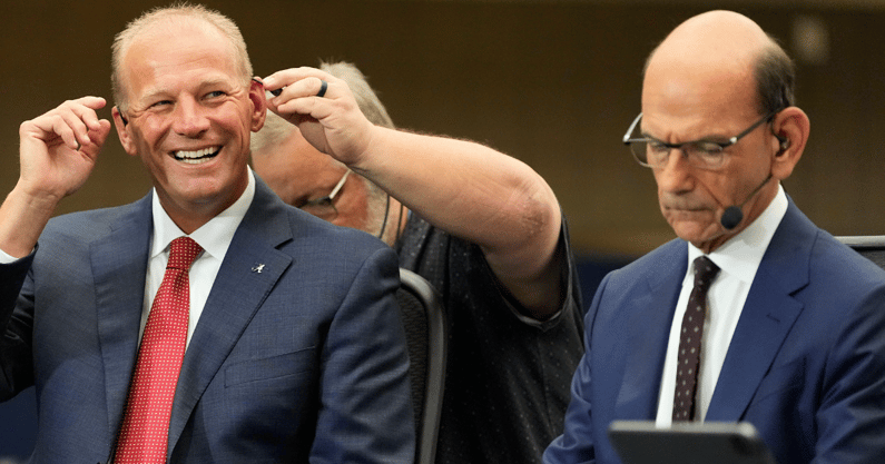 Alabama HC Kalen DeBoer, Paul Finebaum
