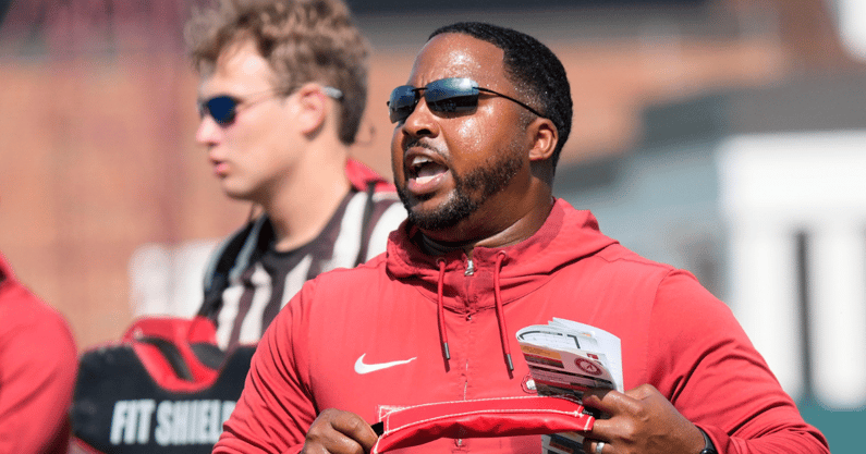 Alabama DB coach Maurice Linguist