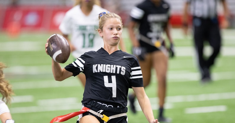 Tampa Robinson quarterback Haidyn Spano