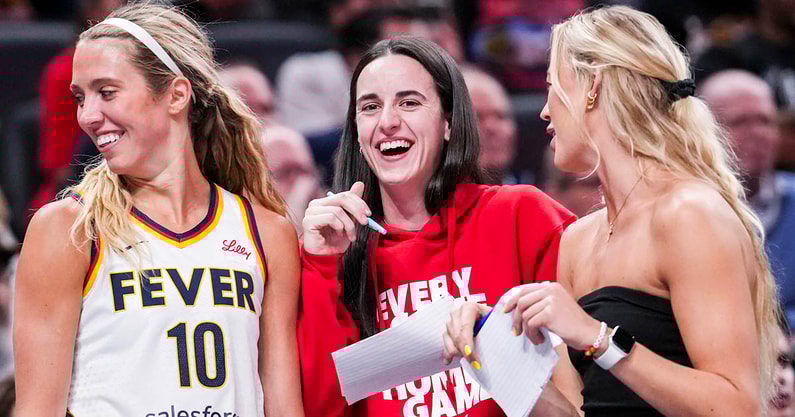 Caitlin Clark jokes Sophie Cunningham, Lexie Hull should 'focus on  basketball' after 'mermaids' TikTok - On3