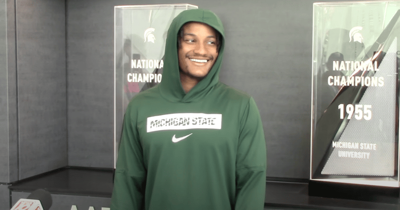 Michigan State LB Darius Snow.