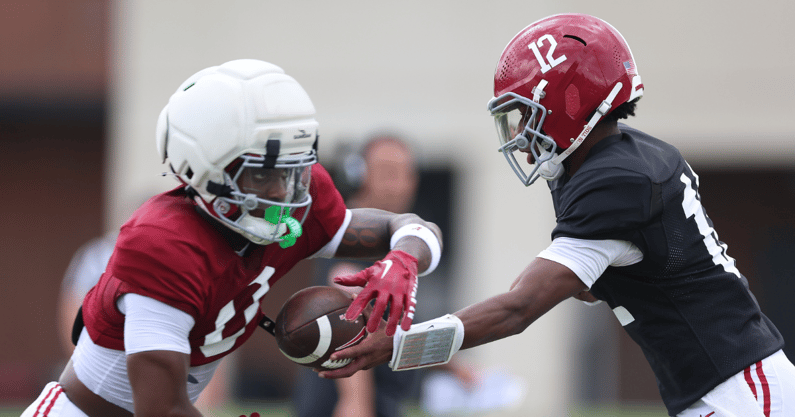 Alabama RB AK Dear and QB Keelon Russell