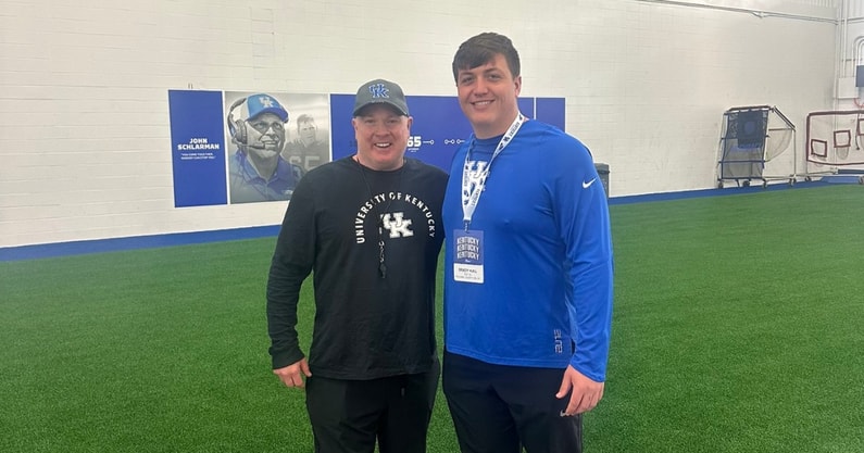 Kentucky offensive line target Brady Hull (Photo courtesy of Brady Hull.)