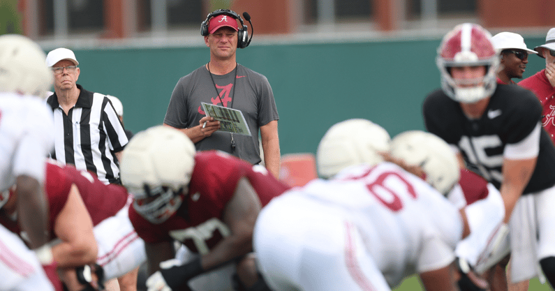 Alabama coach Kalen DeBoer