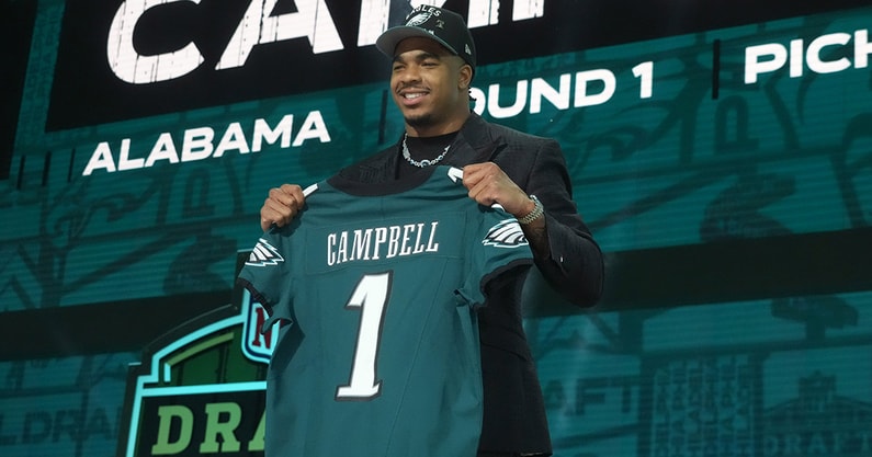Philadelphia Eagles LB Jihaad Campbell