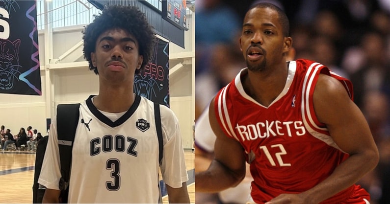 Reece Alston, Left (Photo: Jamie Shaw/Rivals)  Rafer Alston, Right (Robert Hanashiro-USA TODAY via Imgn)