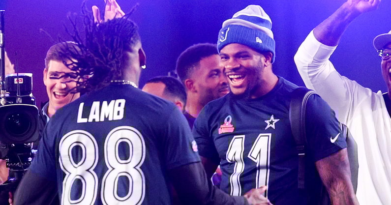 Dallas Cowboys WR CeeDee Lamb and LB Micah Parsons