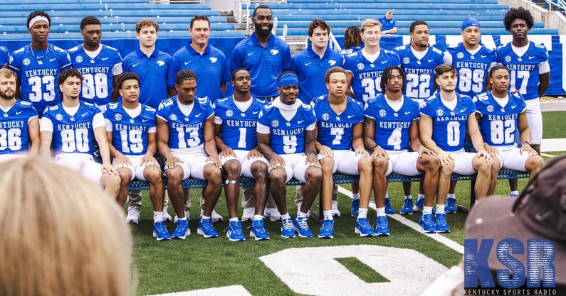 Kentucky wide receivers 2025 (Photo via Aaron Perkins, KSR)