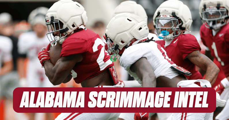Alabama Scrimmage Intel