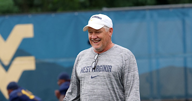 West Virginia assistant football coach Jeff Casteel
