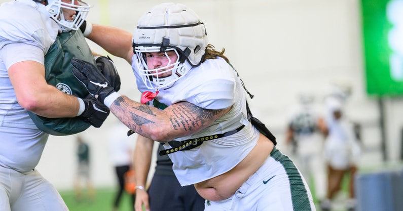 Michigan State DT Grady Kelly (photo by Dane Robison for SpartanMag.com).