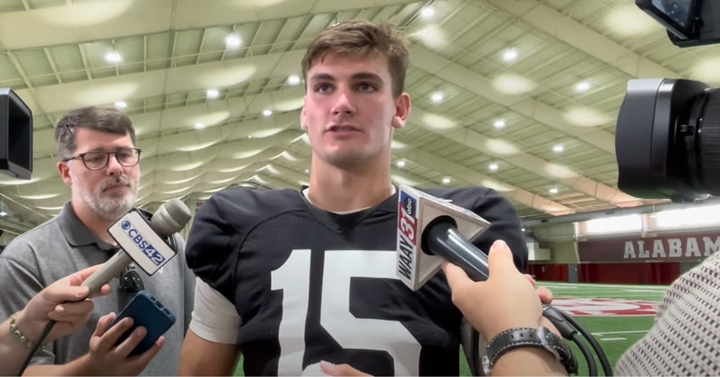 Alabama QB Ty Simpson