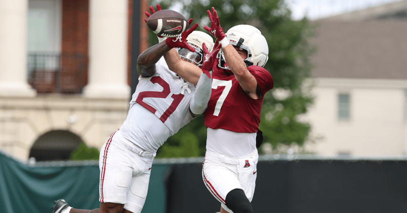 Alabama DB Dre Kirkpatrick Jr. and WR Cole AdamsAlabama DB Dre Kirkpatrick Jr. and WR Cole Adams