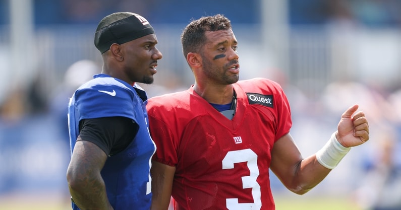 Malik Nabers Russell Wilson