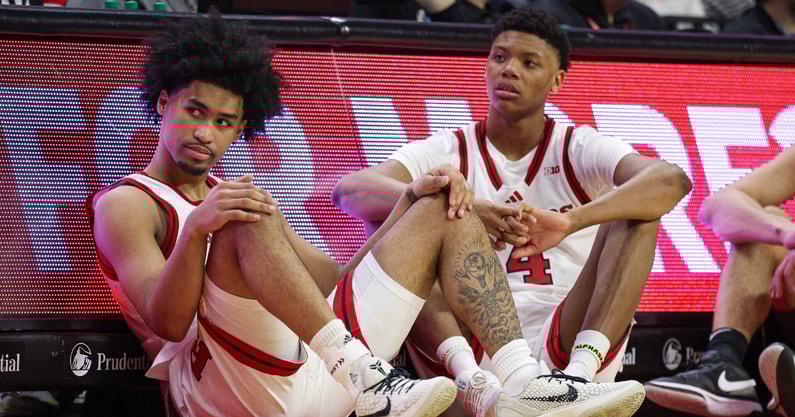 Rutgers Basketball players Ace Bailey and Dylan Harper