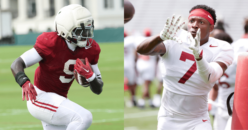 Alabama RB Richard Young and DB DaShawn Jones