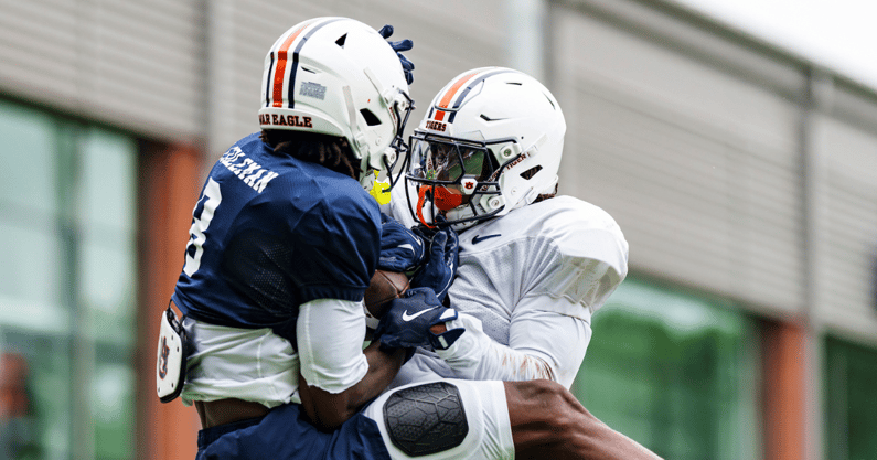 Cam Coleman and Kayin Lee (Photo by Auburn Athletics)