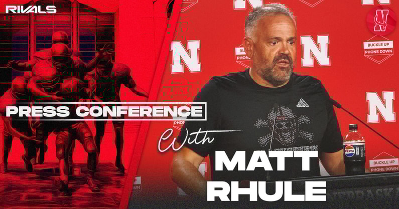 Nebraska football coach Matt Rhule