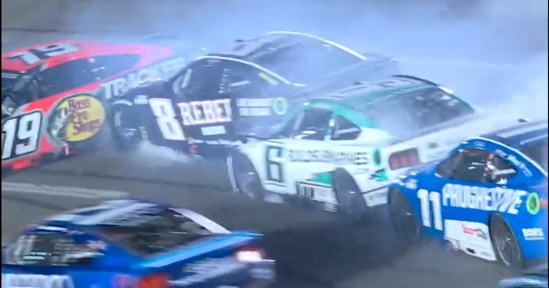 Kyle Busch Richmond wreck NASCAR
