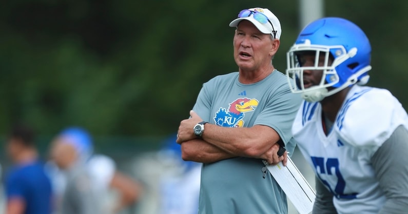 Lance Leipold reacts to $300 million donation to Kansas from David Booth