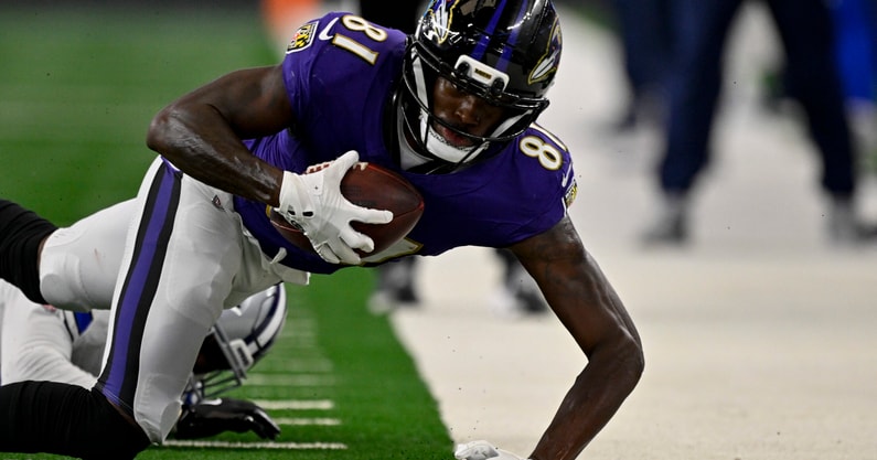 Tez Walker makes catches in Ravens preseason games against the Cowboys.