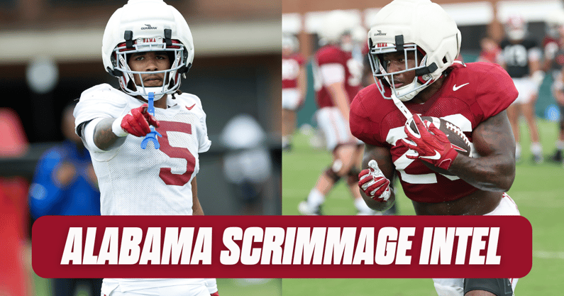 Alabama Scrimmage Intel