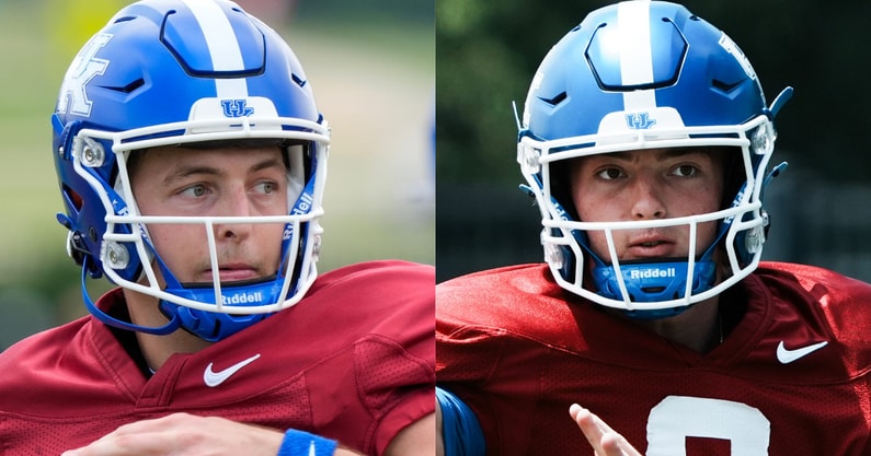 Kentucky QBs Zach Calzada, Cutter Boley