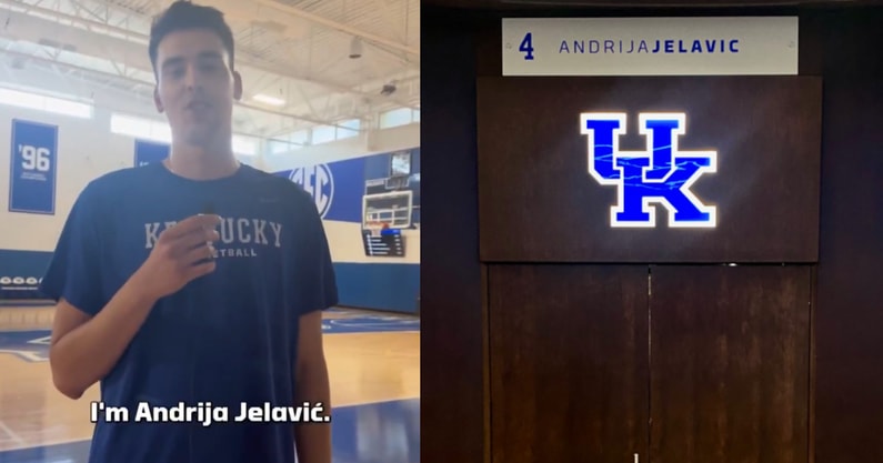 Andrija Jelavic Arrives (Photo via UK Athletics and Andrija Jelavic)