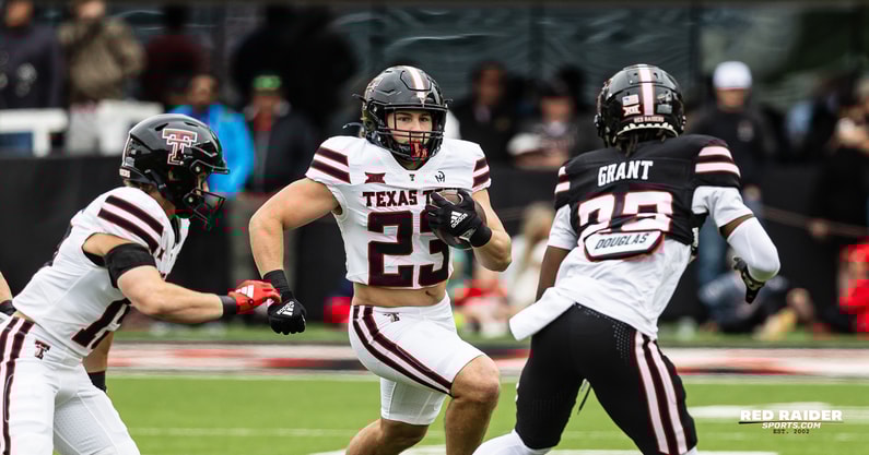 Texas Tech running back Adam Hill