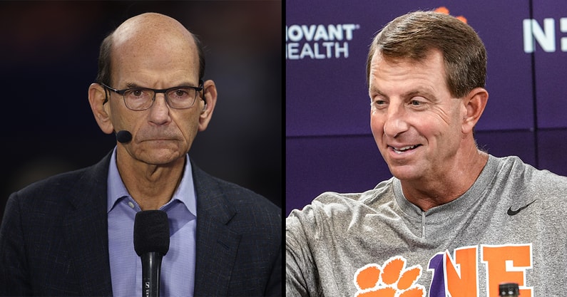 Paul Finebaum praises Dabo Swinney