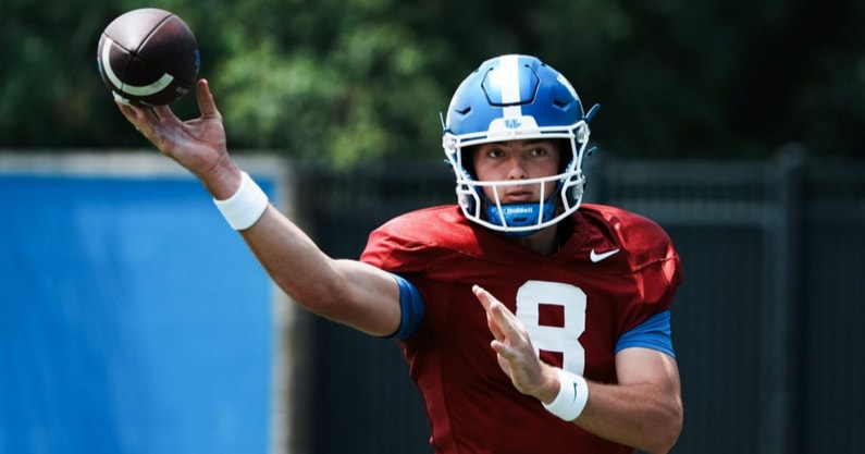 Cutter Boley at Kentucky Football Fall Camp, via Sam Upshaw Jr.:Courier Journal : USA TODAY NETWORK via Imagn Images