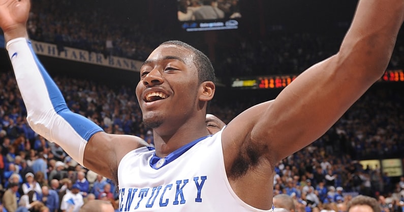 John Wall at Kentucky (Photo via UK Athletics)