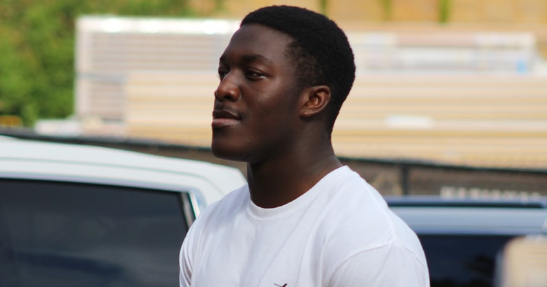 DQ Forkpa arriving at Florida State for his official visit (Matt LaSerre/Warchant)