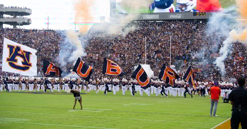 Pat Dye Field inside Jordan-Hare Stadium (Photo by USA Today)