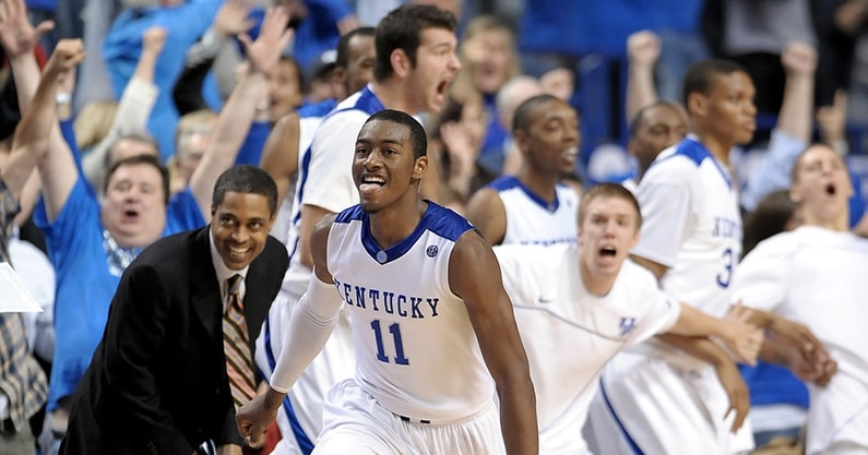 John Wall at Kentucky (Photo via UK Athletics)