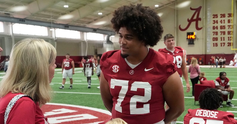 Alabama OL Parker Brailsford