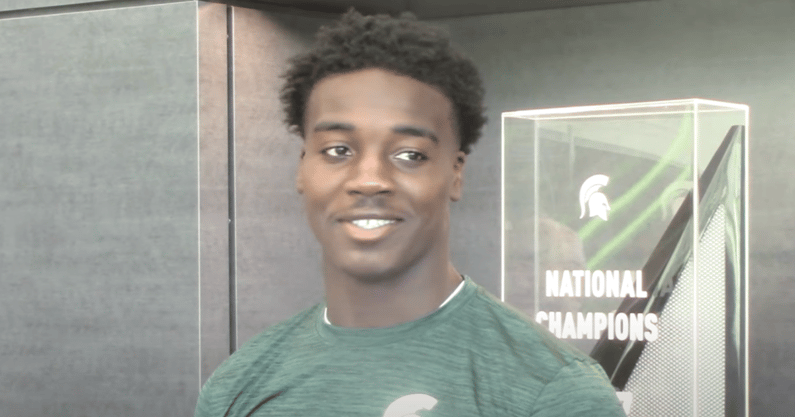 Michigan State WR Nick Marsh.