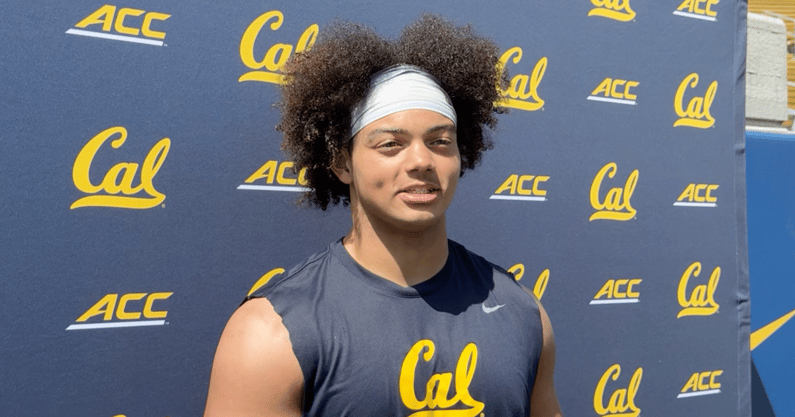 Cal outside linebacker Ryan McCulloch