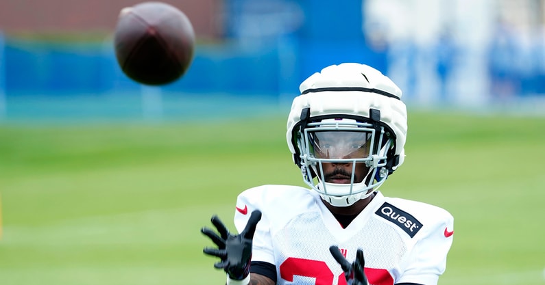 New York Giants rookie TJ Moore