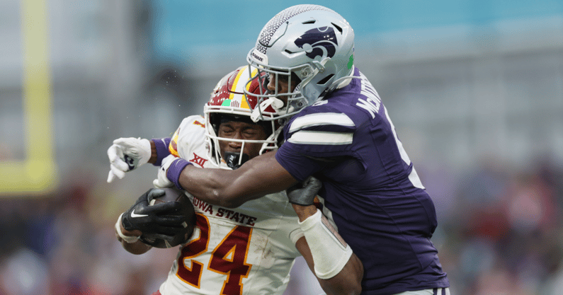 Kansas State vs. Iowa State in week zero, via Laszlo Geczo:INPHO via Imagn Images