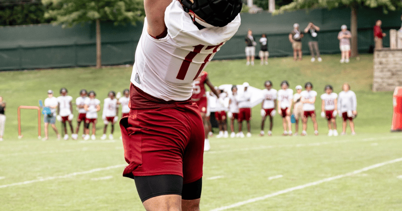 BC tight end Jeremiah Franklin