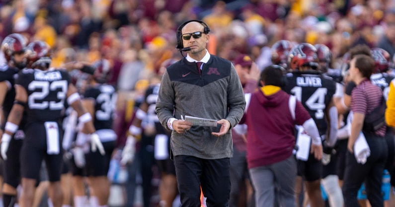 P.J. Fleck sidelline