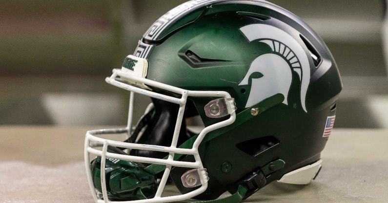 Michigan State football helmet 1