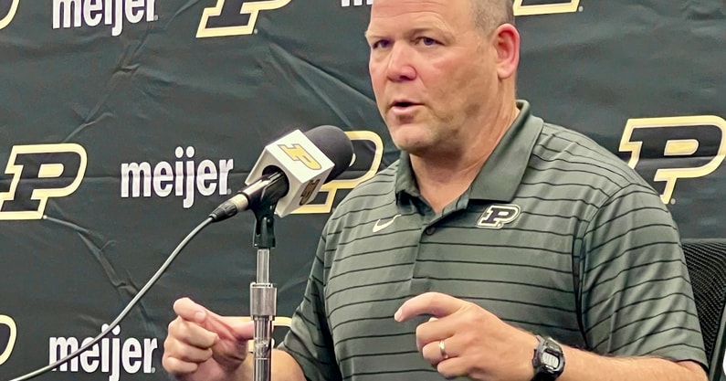 Purdue coach Barry Odom