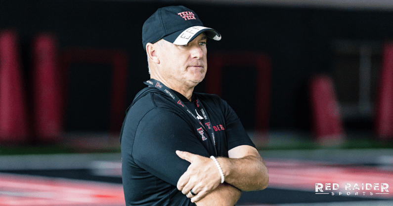 Texas Tech head coach Joey McGuire (Photo by Pat Cockrell/RedRaiderSports.com)