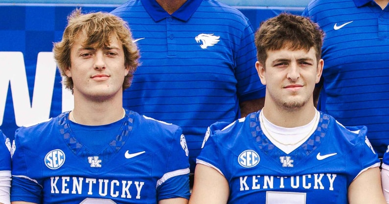 mark-stoops-zach-calzada-cutter-boley-kentucky-starting-quarterback-week-one-toledo