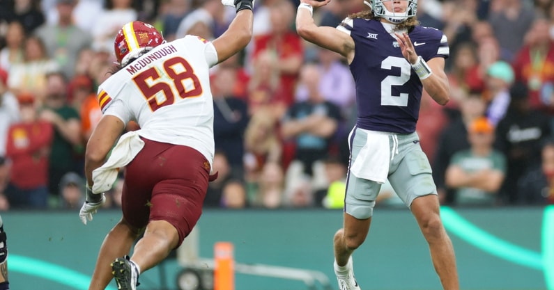 NCAA Football: Aer Lingus Classic-Iowa State at Kansas State