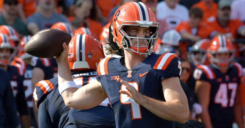 NCAA Football: Purdue at Illinois