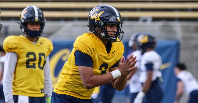 Cal quarterback Jaron-Keawe Sagapolutele